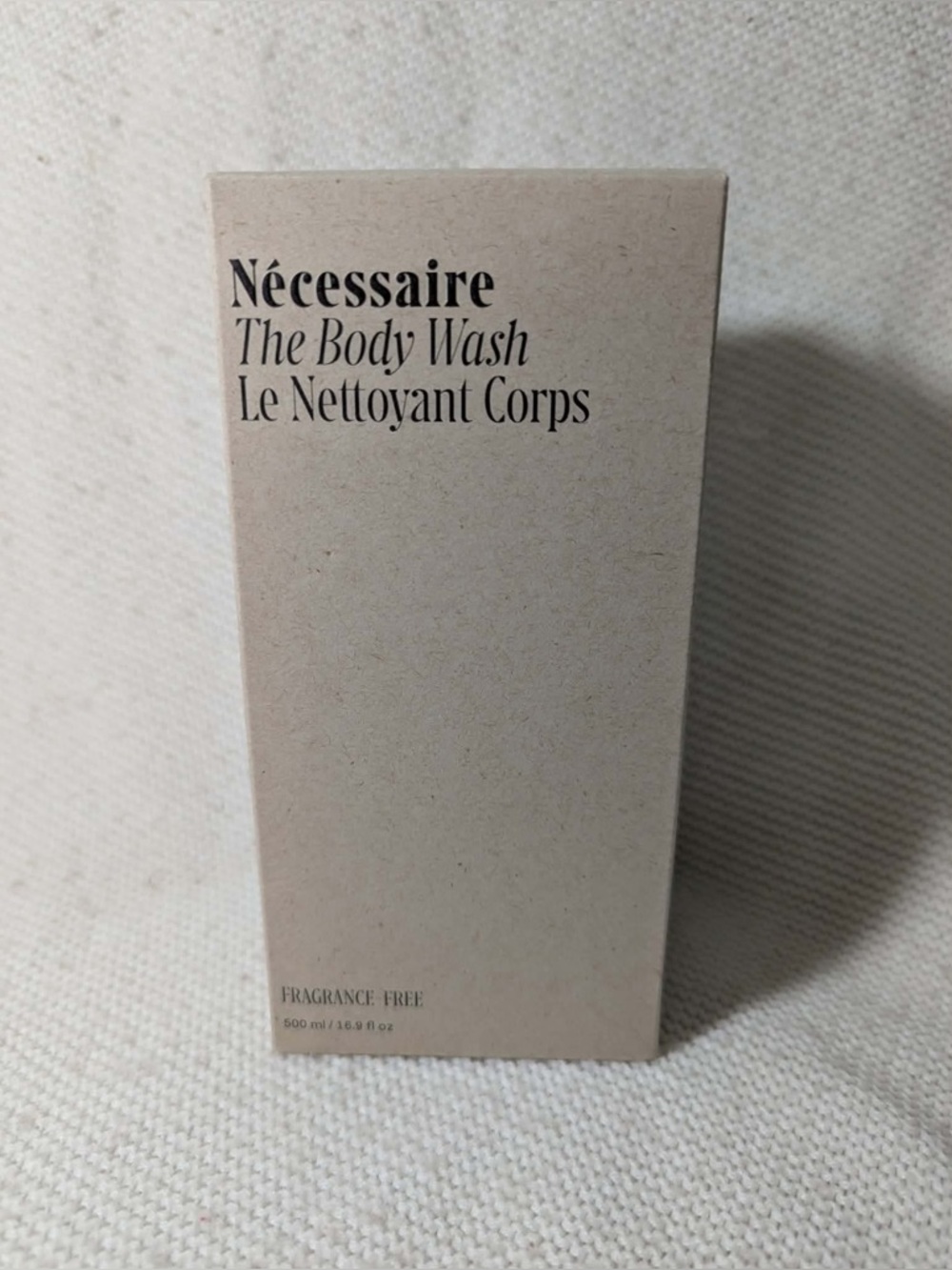 Nécessaire The Body Wash fragrance free Cleanser 16.9 fl oz 500 ml Pump Bottle